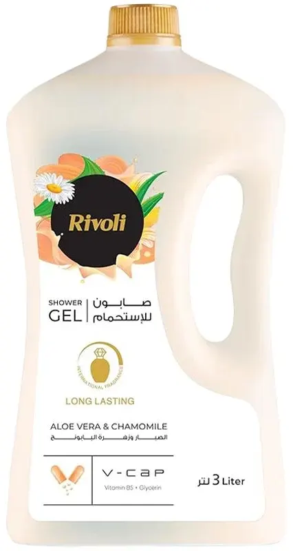 شاور جل ريفولي بالصبار وزهرة البابونج، 3 لتر .