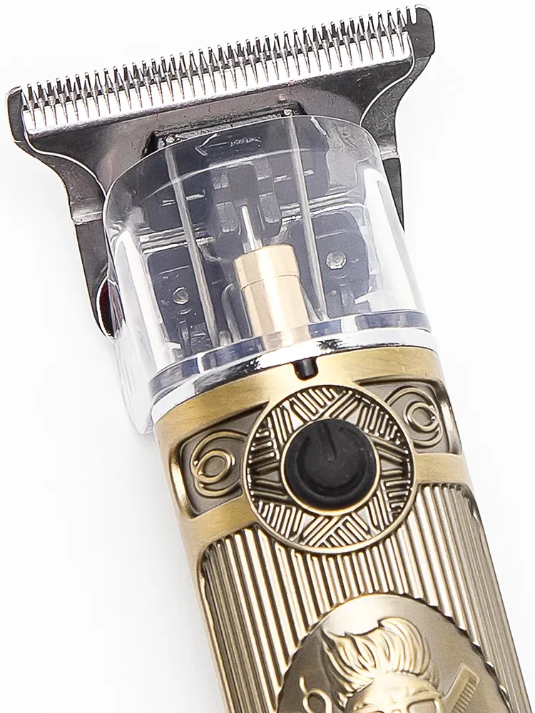 ماكينة حلاقة ذقن VGR ، قابلة للشحن، ، ذهبي-فضي، V-968