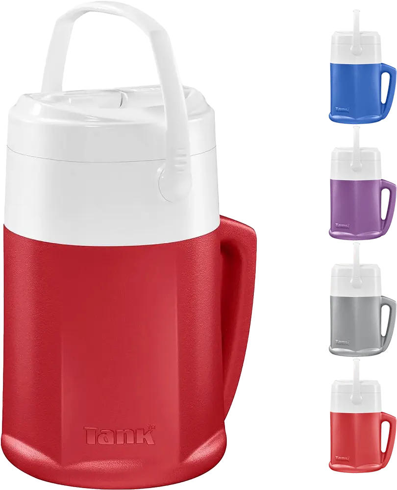 كولمن مياه تانك، 2.5 لتر، صنبور قابل للطي، ألوان متعددة