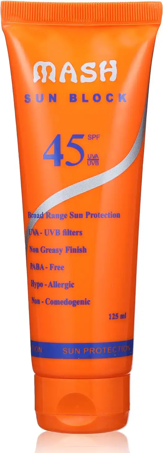ماش صن بلوك لوشن، واقي شمس بعامل حماية 45+ ، 125 مل