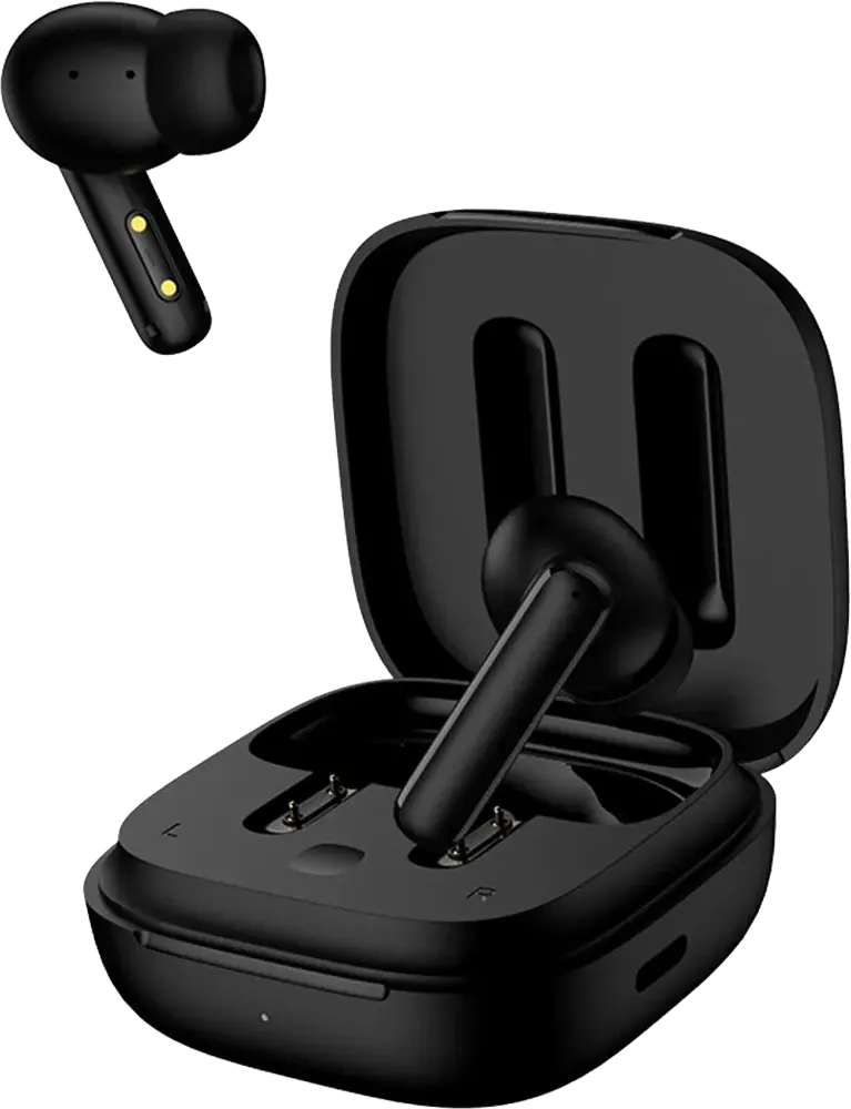 سماعات أذن لاسلكية QCY T13 ANC، بلوتوث 5.3، مقاومة للماء، بطارية 380 مللي أمبير، أسود