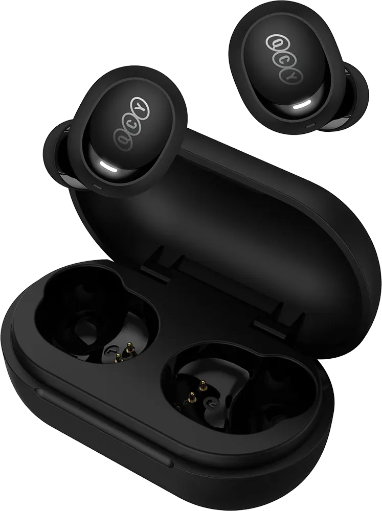 سماعات أذن لاسلكية QCY أرك بودز لايت، بلوتوث 5.3، مقاومة للماء، بطارية 380 مللي أمبير، أسود