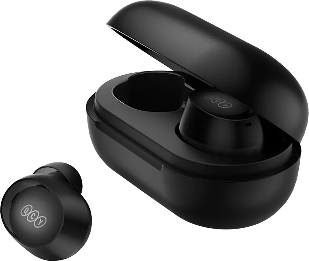 سماعات أذن لاسلكية QCY أرك بودز لايت، بلوتوث 5.3، مقاومة للماء، بطارية 380 مللي أمبير، أسود