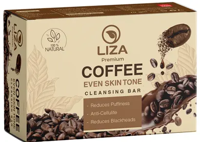 صابون ليزا لتوحيد لون البشرة صابون القهوة، 70 جم