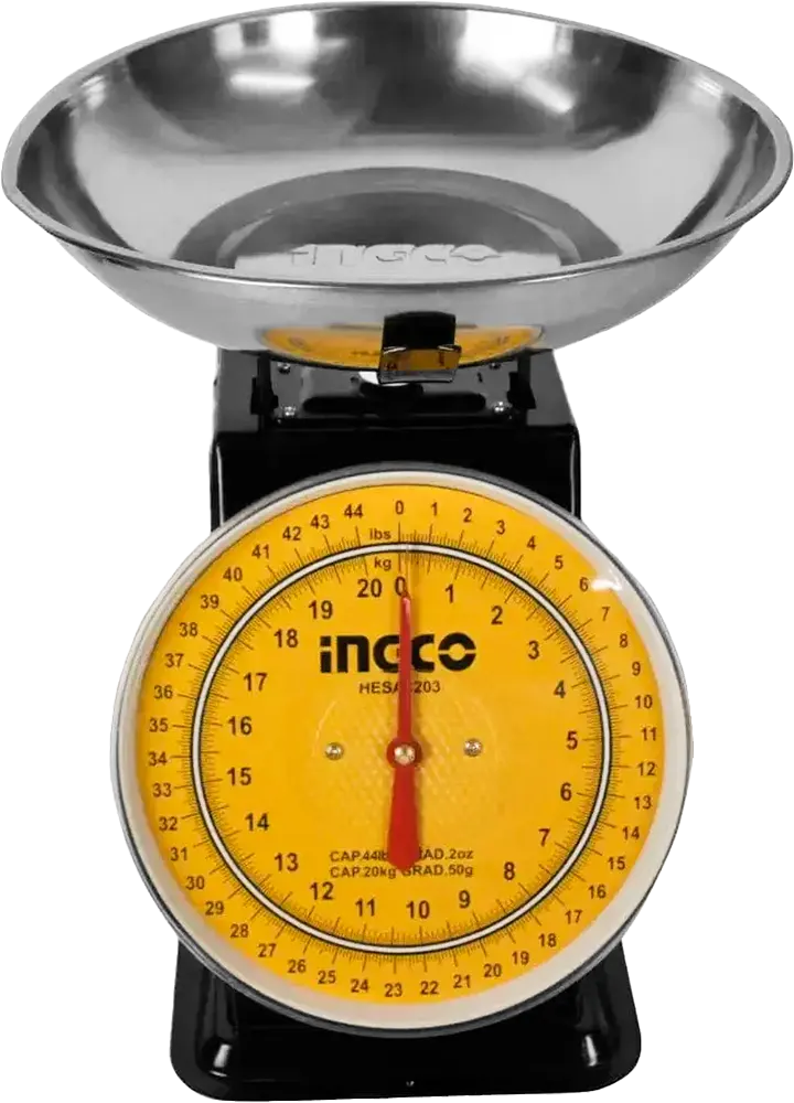 ميزان انكو كهربائي، 20 كيلو، أسود*أصفر، HESA3203