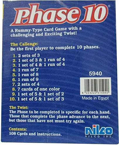 لعبة كروت نيلكو فيس 10، 2 لـ 6 لاعبين