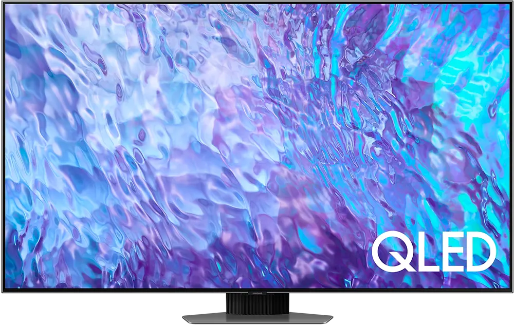 شاشة سامسونج، 55 بوصة، سمارت، QLED، دقة 4K، رسيفر مدمج، QA55Q80DAUXEG