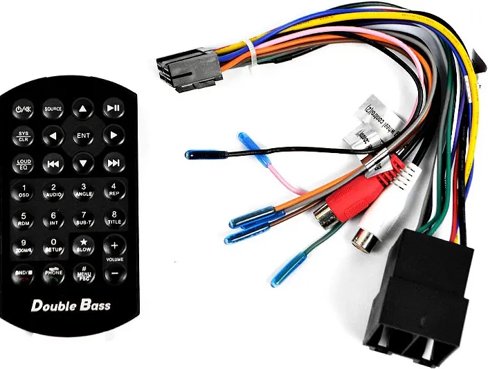 كاسيت سيارة من دابل باس، شاشة 7 بوصة، USB، بلوتوث، اسود، DB-2010 Pro