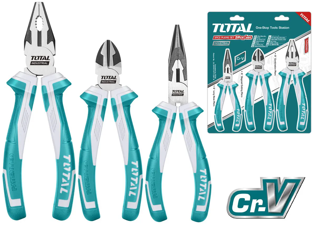 طقم بنس توتال تولز، 3  قطع، (6-6-8) بوصة، THT2K0301