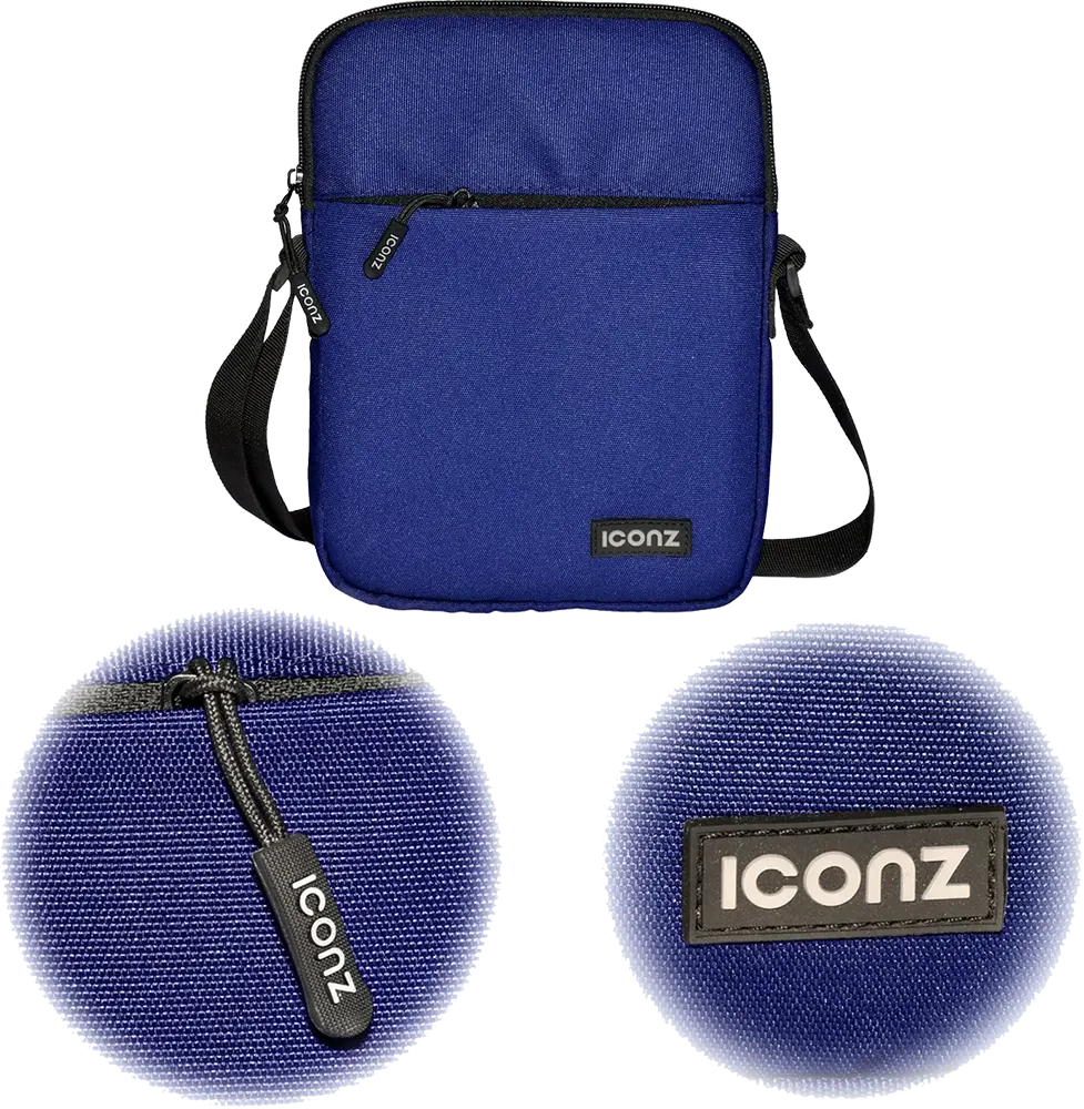 شنطة كروس من ايكونز، 11 انش، ازرق، 1032