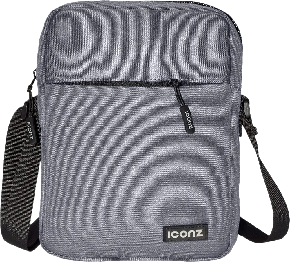 شنطة كروس من ايكونز، 9 انش، رمادي، 1036