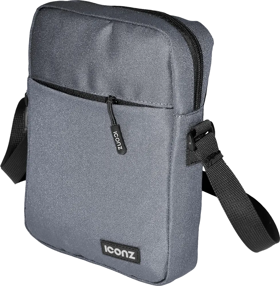 شنطة كروس من ايكونز، 9 انش، رمادي، 1036