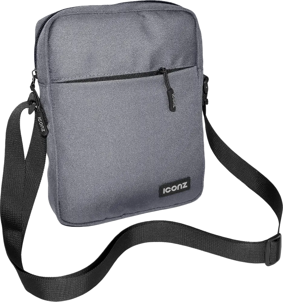 شنطة كروس من ايكونز، 9 انش، رمادي، 1036