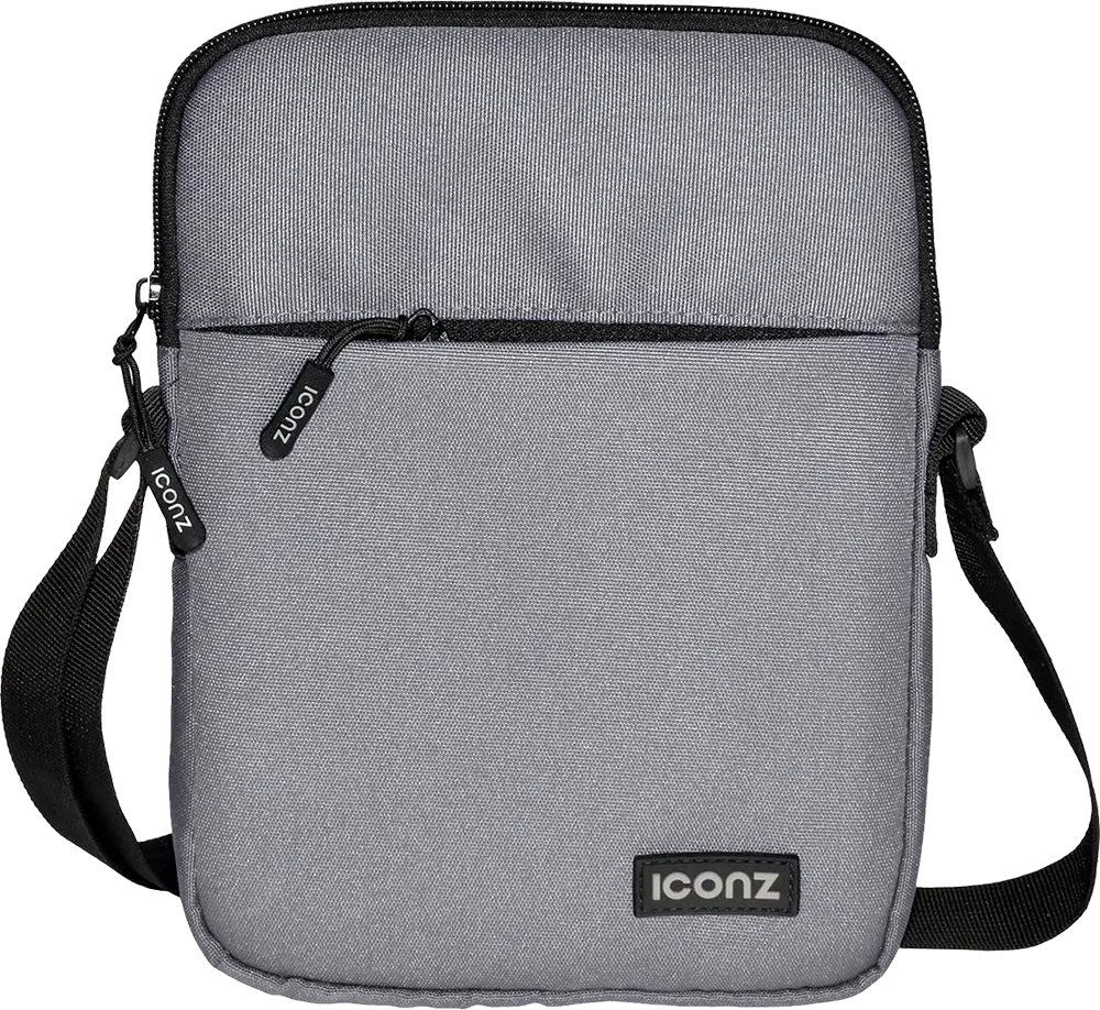 شنطة كروس من ايكونز، 9 انش، رمادي، 1033