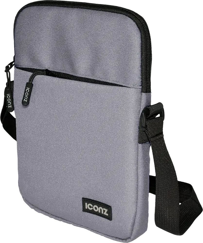 شنطة كروس من ايكونز، 9 انش، رمادي، 1033