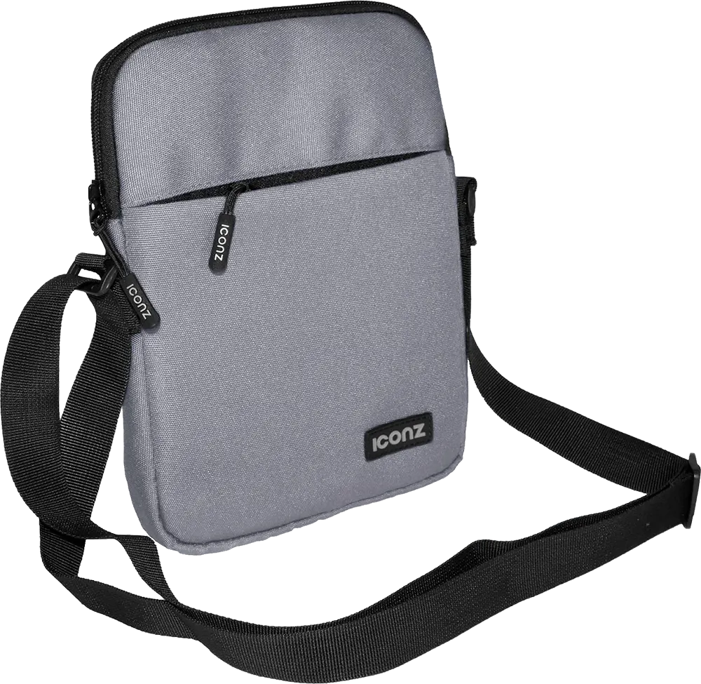 شنطة كروس من ايكونز، 9 انش، رمادي، 1033