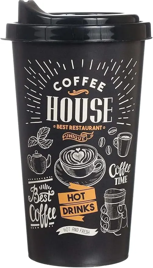 كوب ستار من ايكو بلاستيك 400 مل ، الوان