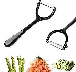 قشارة بطاطس معدن ، أسود