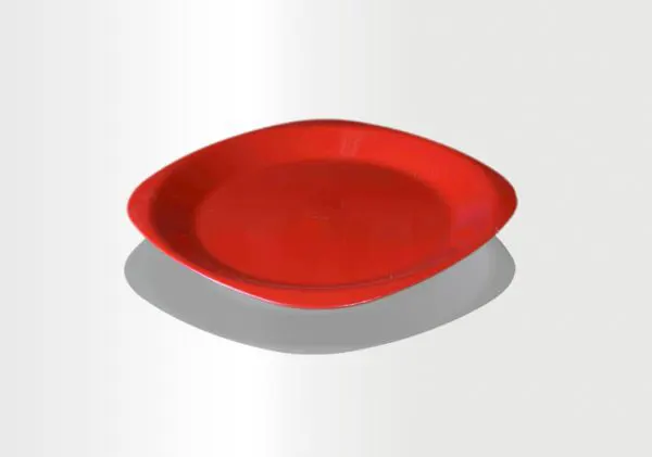 طبق مسطح صغير من ايكو مقاس 1 - الوان