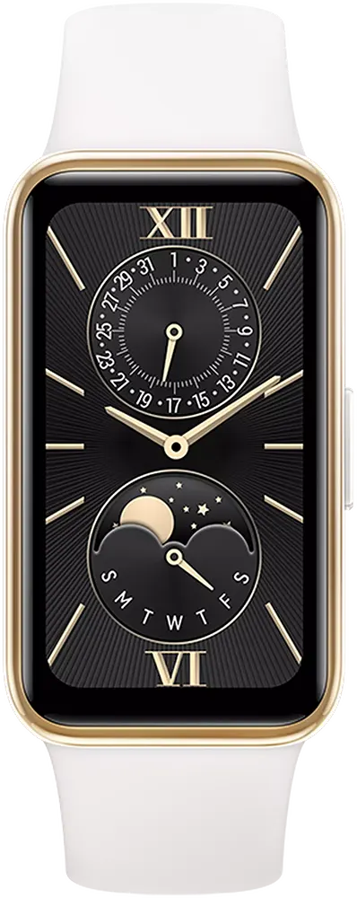 ساعة يد هواوي باند 9 ، شاشة اموليد تعمل باللمس 1.47 بوصة ، مقاومة للماء، سوار مطاطي ، بطارية تدوم حتى 9 يوم ، أبيض