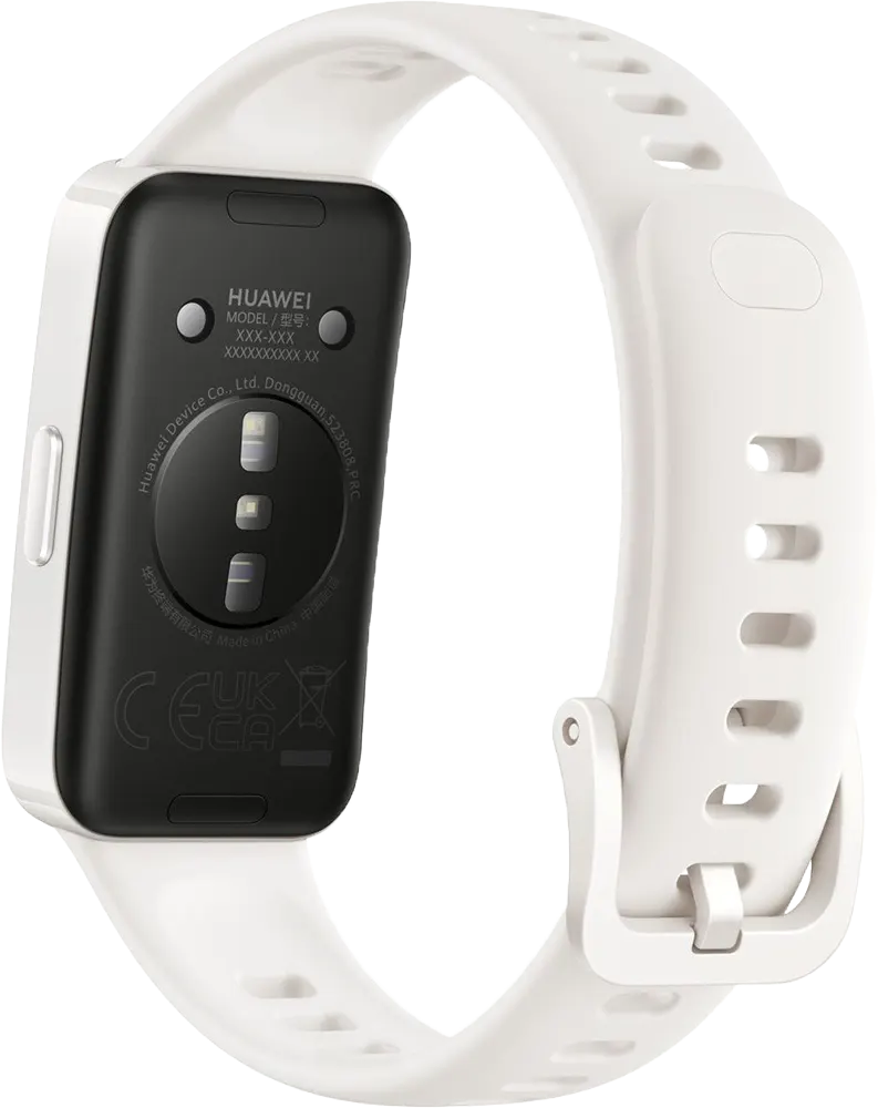 ساعة يد هواوي باند 9 ، شاشة اموليد تعمل باللمس 1.47 بوصة ، مقاومة للماء، سوار مطاطي ، بطارية تدوم حتى 9 يوم ، أبيض