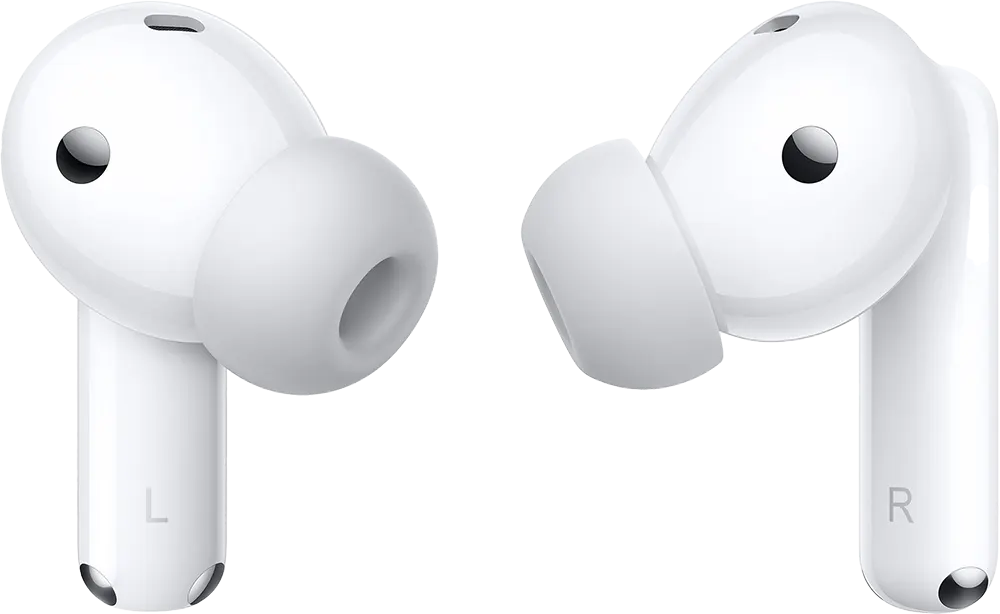 سماعة هواوي فري بودز I6 ، بلوتوث، مقاومة للماء، بطارية 510 مللي أمبير، أبيض