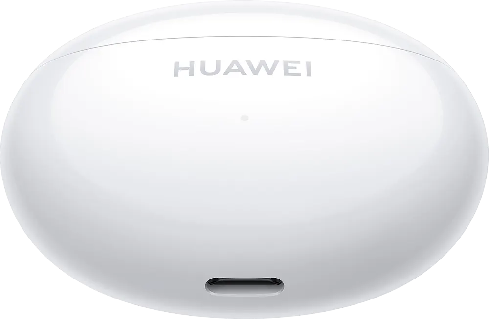 سماعة هواوي فري بودز I6 ، بلوتوث، مقاومة للماء، بطارية 510 مللي أمبير، أبيض