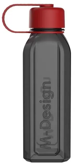 زجاجة مياة ام ديزاين، بلاستيك، 650 مل، أسود، 75075
