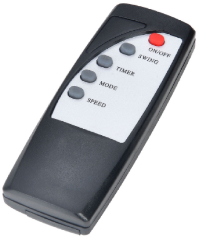 مروحة حائط  اى دو 18 بوصة، 3 سرعات، أسود، WF18RC-BK (بضمان النسيا)