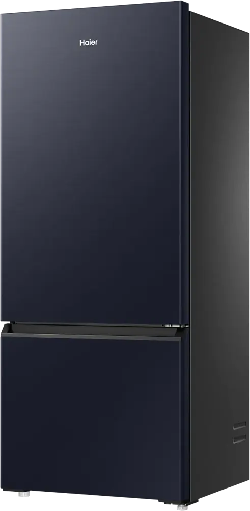 ثلاجة هاير كومبي، نوفروست، 433 لتر، 2 باب، انفرتر، فريزر سفلي، أسود، HRF-460BMBM