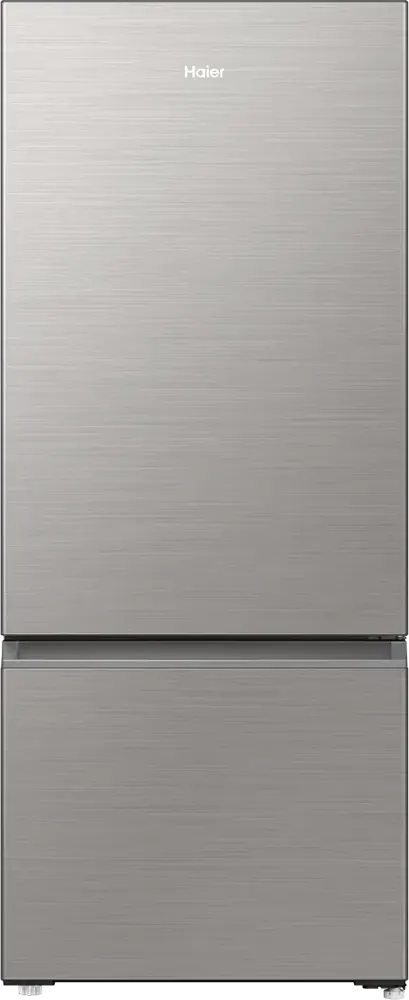 ثلاجة هاير كومبي، نوفروست، 433 لتر، 2 باب، انفرتر، فريزر سفلي، فضي، HRF-460BMSM