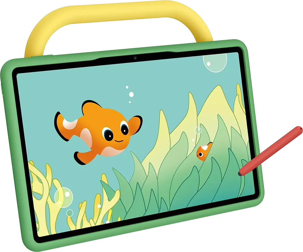 تابلت هواوي ميت باد اس اي 11 إصدار الاطفال، شاشة 11 بوصة، ذاكرة داخلية 128 جيجابايت، رامات 4 جيجابايت، واي فاي فقط، رمادي نيبولا (جراب +  قلم) هدية