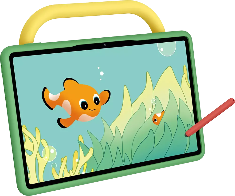 تابلت هواوي ميت باد اس اي 11 إصدار الاطفال، شاشة 11 بوصة، ذاكرة داخلية 128 جيجابايت، رامات 4 جيجابايت، واي فاي فقط، رمادي نيبولا (جراب +  قلم) هدية