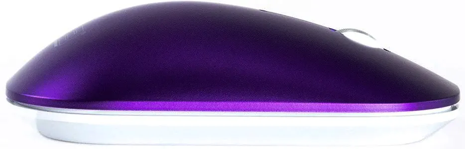 ماوس لاسلكي 2 بي، 2.4 جيجاهرتز، 4000 نقطة في البوصة، فضي-بنفسجي، MO878