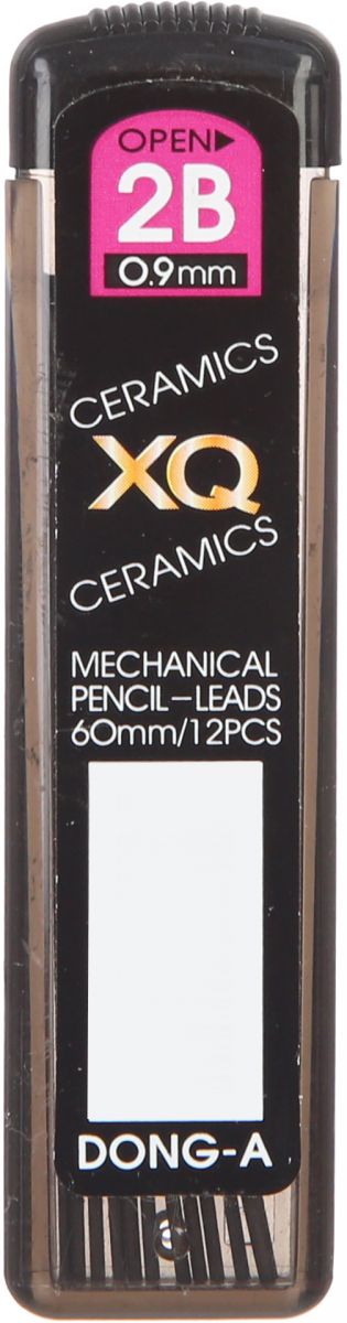سنون قلم رصاص 2B دونج إيه  ، 0.9 ملم، 12سن ، رصاصي