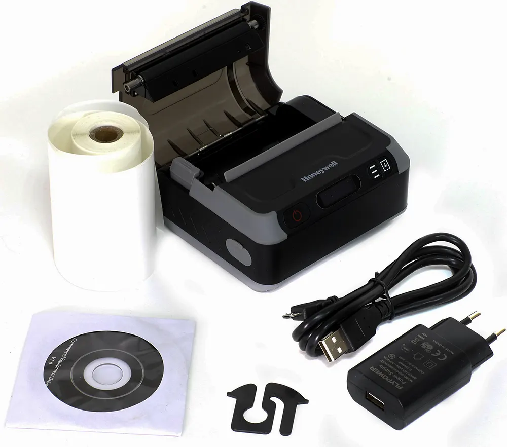 طابعة باركود حرارية متنقلة من هانيويل ، بلوتوث ، لون أسود، MPD31D