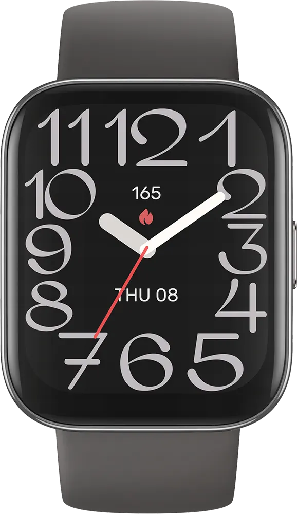 ساعة ذكية أمازفت Bip 5 يونتي ، بلوتوث، شاشة لمس 1.91 بوصة، مقاومة للماء، أسود