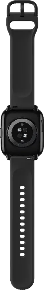 ساعة ذكية أمازفت أكتيف، بلوتوث، شاشة لمس 1.75 بوصة، مقاومة للماء، GPS،  أسود