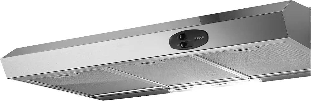 شفاط بلت ان اليكا مسطح ،90 سم، 3 سرعات، ستانلس ستيل، فضي، KREA ST IX F-90