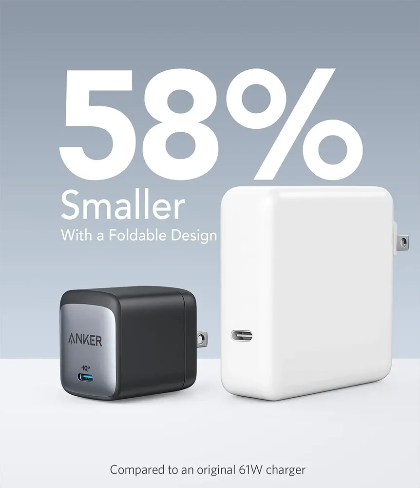 شاحن أنكر نانو 2 بقوة 65 واط، يو إس بي-سي، أبيض، A2663P21