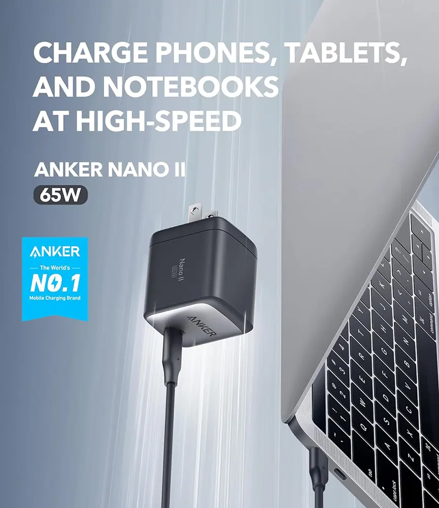 Anker Charger Nano II 65W, USB-C, White, A2663P21
