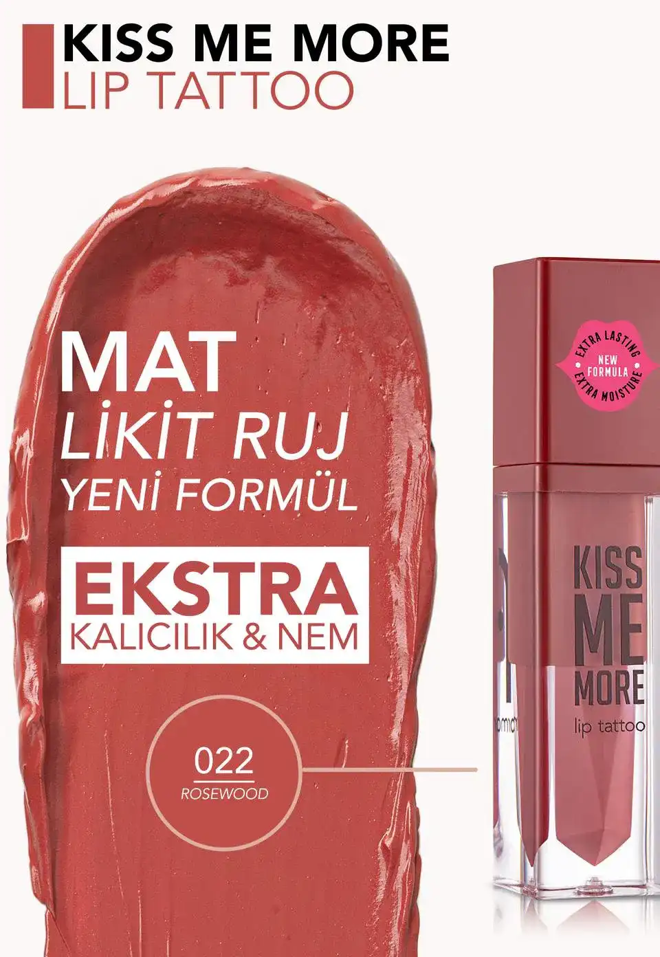 احمر شفاه فلورمار كيس مي مور تاتو، 22 روز وود