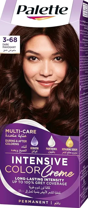 صبغة شعر انتينسف ماهوجني غامق من باليت 68-3
