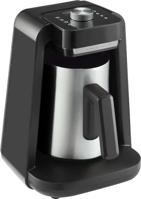 Arzum OKKA Turkish Rich Pro Turkish Coffee Maker, 700 Watt, 5 Cups, Silver, OK0026-K