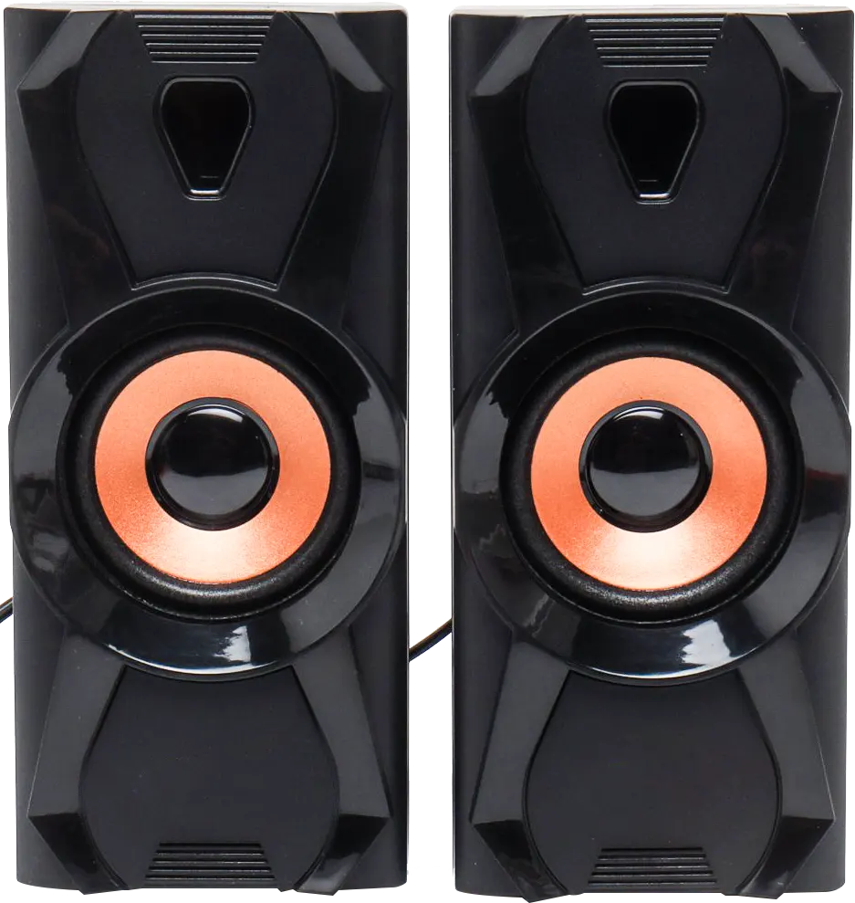 سماعات كومبيوتر سلكية جيجاماكس، 2.0 قناة، يو إس بي، أسود، GM-22