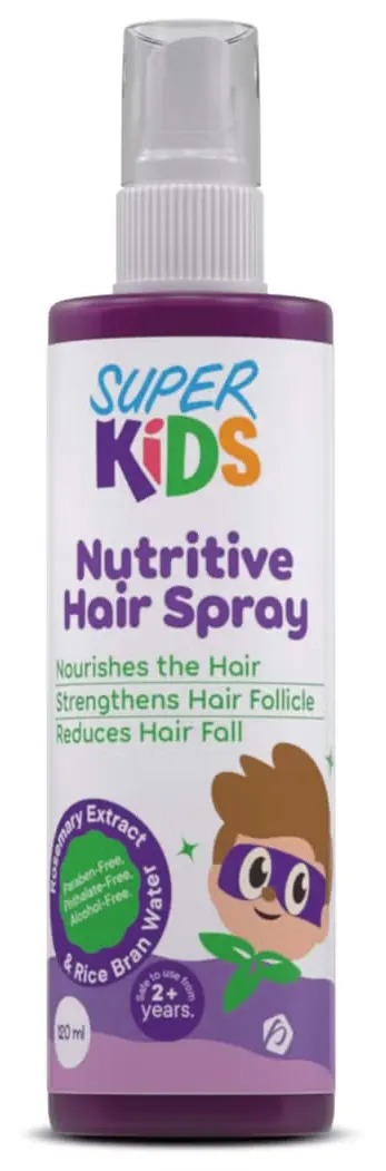 سبراي الشعر المغذي من سوبر كيدز، 120 مل