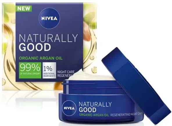 كريم نيفيا الليلي ناتشورالي جود كريم بزيت الارجان الطبيعي، 50 مل