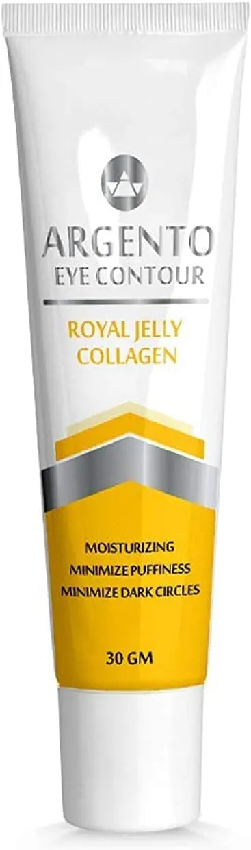 اي كونتور كريم أرجنتو للهالات السوداء، رويال جيلي كولاجين كريم مرطب تحت العين لتقليل الانتفاخ والهالات السوداء، 30 جم.