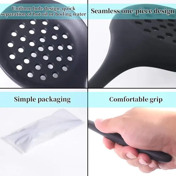 مقصوصة طعام سيليكون،  أسود