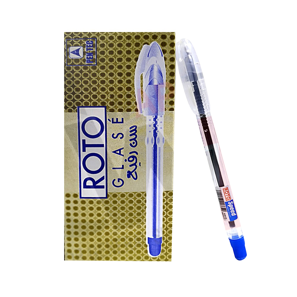 قلم حبر جاف روتو جلاسيه، 0.7 ملم، الوان متعددة